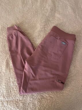 FIGS Mauve Pink Scrub Joggers